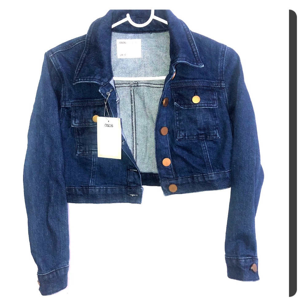 ASOS cropped jean jacket